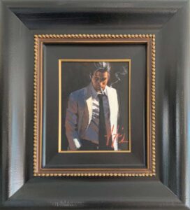 Marcus VI, intense male profile by artist Fabian Perez