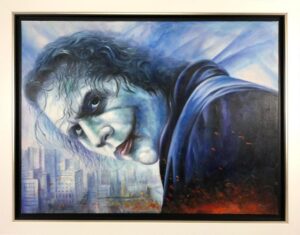 Fournier heath ledger joker marvel film franchise batman dark knight character collectable contemporary original for sale