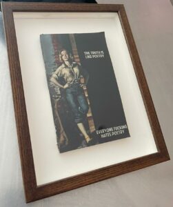 The Connor Brothers vintage woman jeans americana satirical poetry contemporary figurative retro framed book