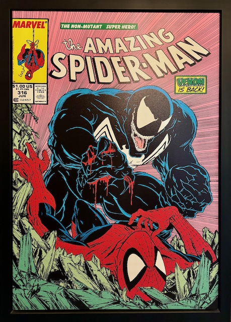 Stan Lee spiderman marvel venom hors commerce rare collectable for sale pop art unique poster film comic