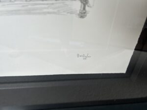 Bob dylan signed limited edition Lay, Lady Lay song lyrics Mondo Scripto