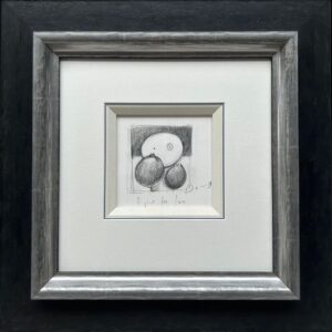 Doug Hyde contemporary sketch pencil paper original for sale contemporary naive figurative minimalist