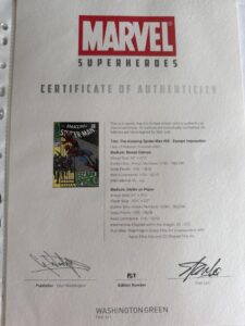 Stan Lee signed Amazing Spider-Man #65 Escape Impossible!