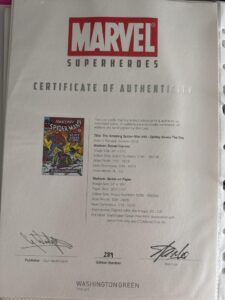 Stan Lee signed Amazing Spider-Man #40 Spidey Saves the Day