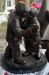 Alexander Millar bronze sculpture man and woman couple married dance romantic love for sale limited edition