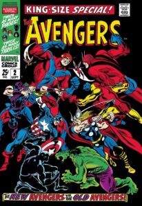 Cover of Avengers King Size Special #2 featuring members like Thor, Iron Man, and Hulk in action.