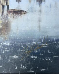 close-up of Jeff Rowland's signature featuring