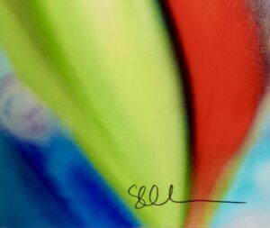 sarah graham signed emearld marble contemporary art limited edition