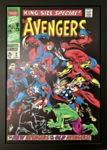 Cover of The Avengers - King-Size Special #2 by Stan Lee, featuring various Avengers characters in a dynamic action scene.